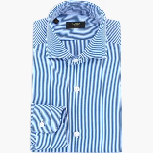 Camicia BARBA Napoli Culto Bacchetta Bianco Blu