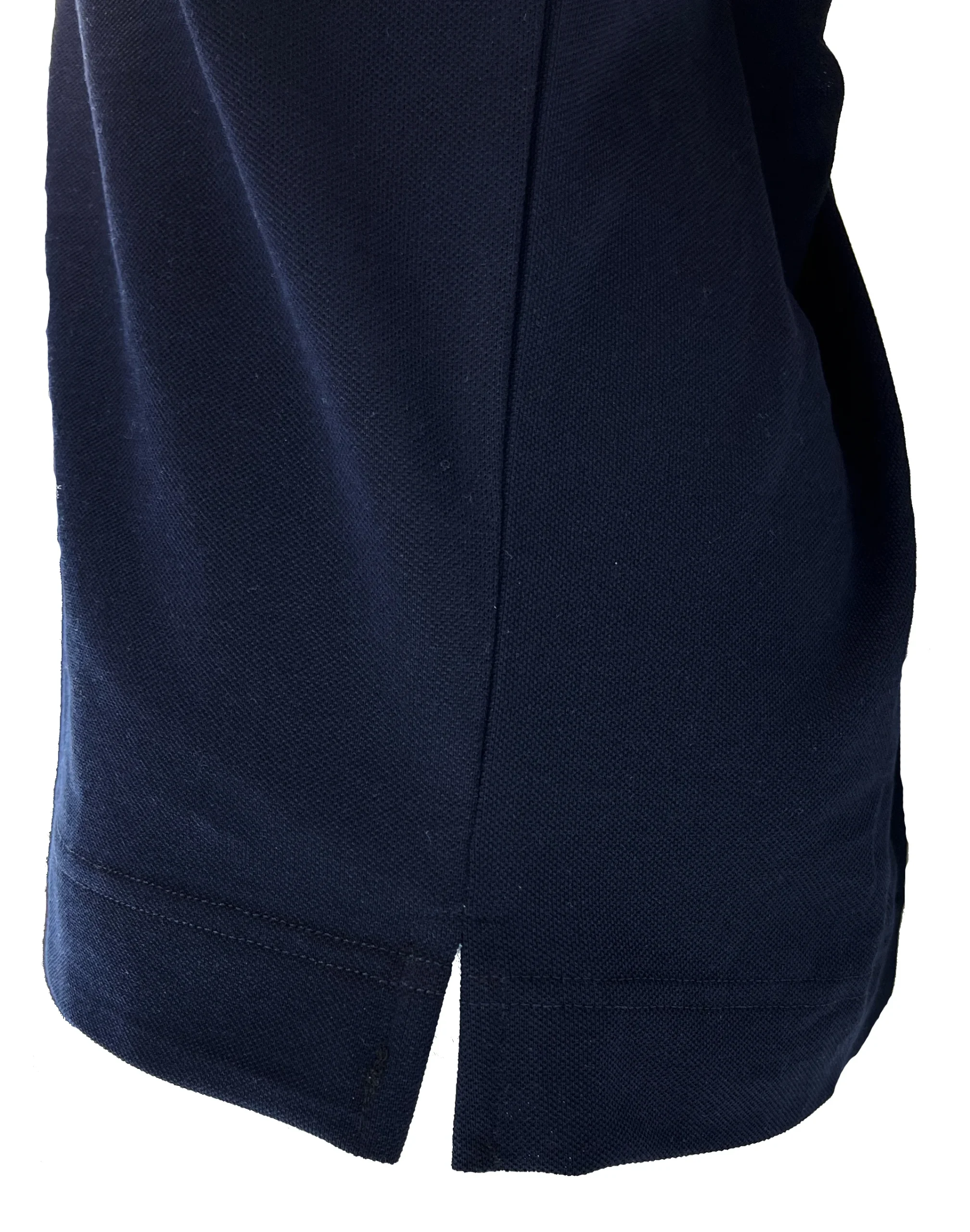POLO Donna Manica Lunga Piquet BLU Navy Collo Fantasia - immagine 5