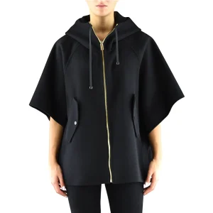 Cappa TWINSET PA8261 Nera con Cappuccio