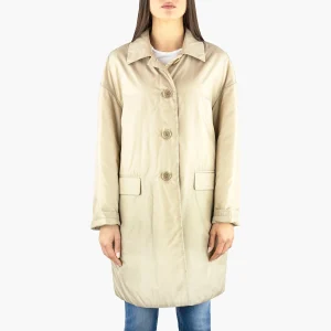 Cappotto ASPESI Teena in Nylon Beige