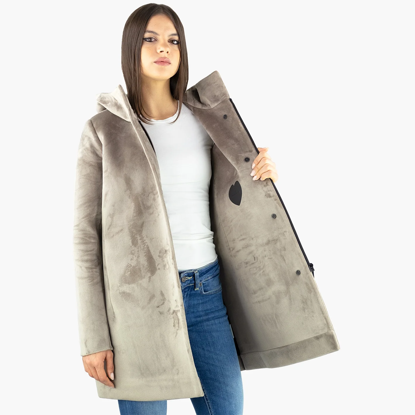 Cappotto RRD Velvet Neo Parka Wom Jkt Taupe - immagine 3