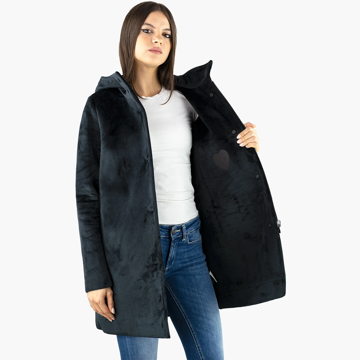 Cappotto RRD Velvet Neo Parka Wom Jkt Nero - immagine 4