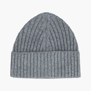 Cuffia KANGRA in Puro Cashmere Costa Inglese Grigio Medio