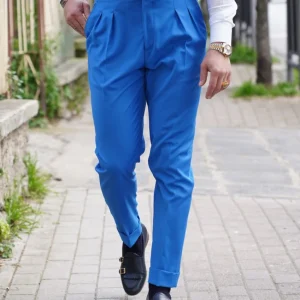 Gurkha doppia abbottonatura - Azzurro intenso