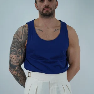 Canotta Napoli blu intenso