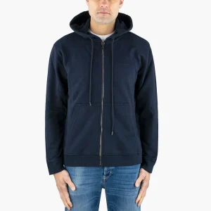 Felpa DONDUP con Cappuccio in Cotone Blu Navy