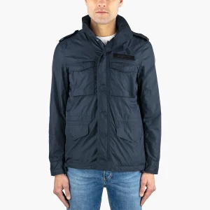 Field Jacket ASPESI Minifield Vento in Nylon Blu Navy