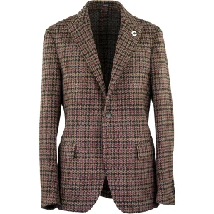 Giacca LARDINI in Esclusivo Tessuto Mowear Pied de Poule