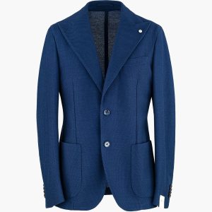 Giacca LBM Steve in Cotone Blu Royal
