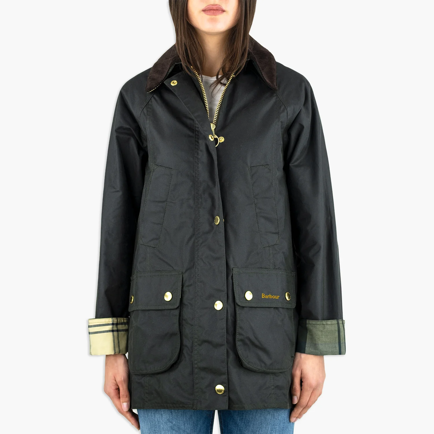 Giacca Cerata BARBOUR Modern Beadnell Wax Jacket Sage - immagine 2