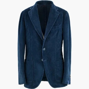 Giacca SANTANIELLO in Velluto Rocciatore Blu Navy