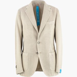 Giacca SANTANIELLO Ice Gab in Cotone e Lino Sabbia