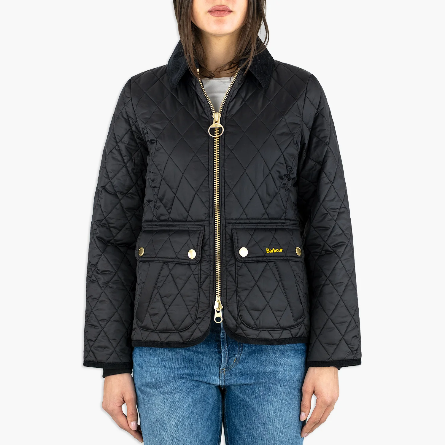 Giacca Trapuntata BARBOUR Fitted Beadnell Quilt Black Classic