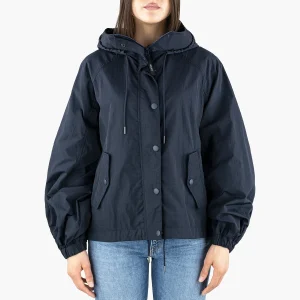 Giubbino ASPESI Lea in Micro Twill di Nylon Blu Navy