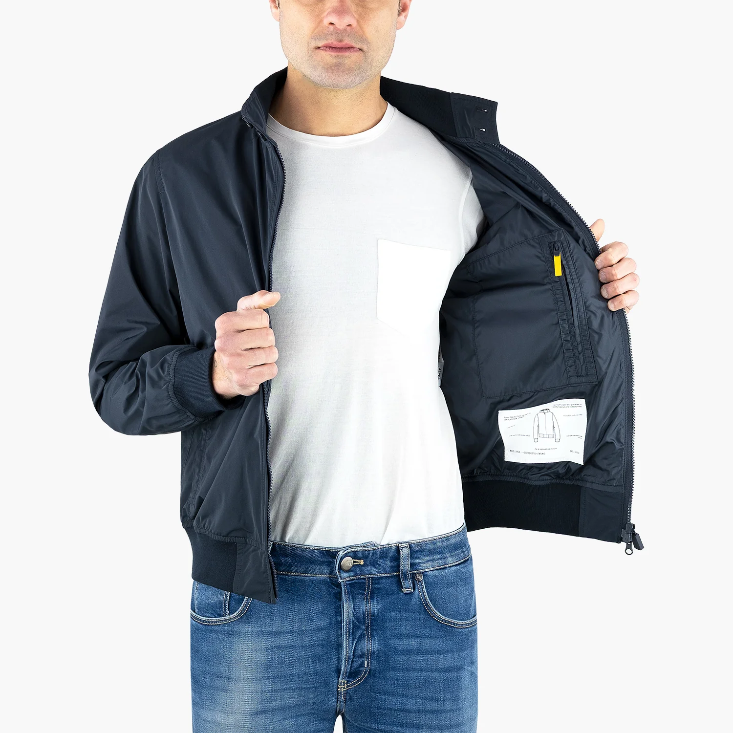 Giubbino ASPESI Swing in Nylon Blu Navy - immagine 3