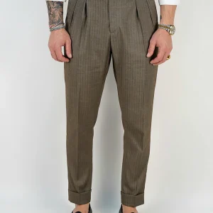 Gurkha 4 Bottoni - Fondo 17/20cm | Doppia Fibbia Regolabile | Moro