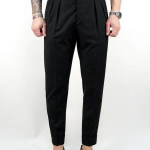 Gurkha Fibbia Laterale - Fondo 17/20cm | Nero Corvino