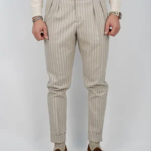 Gurkha Elegant - Fondo 17/20cm | Panna gessato