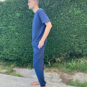 Completo estivo t-shirt e pantalone in fresco cotone