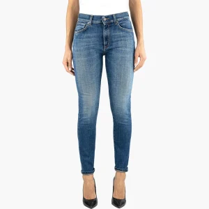 Jeans DONDUP Daila in Denim Stretch Organico Lavaggio Medio