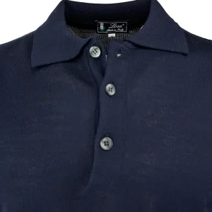 Polo Manica Lunga Mistolana BLU