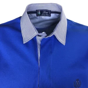 POLO  Piquet Bluette Collo Rigato
