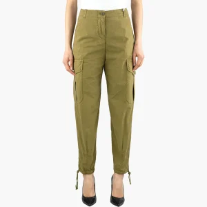 Pantalone Cargo ASPESI in Popeline di Cotone Militare