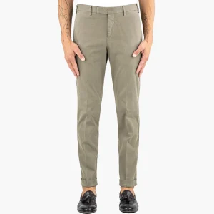 Pantalone PT Torino Master in Cotone Stretch Batavia Tortora