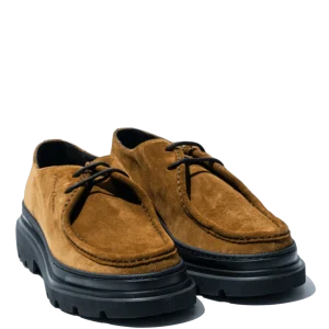 Allacciata Antica Cuoieria Camoscio Cortina Tabacco