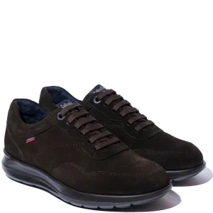 Allacciata Callaghan Camoscio Marrone