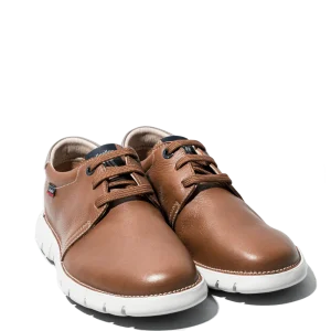 Allacciata Callaghan Pelle Grain Flexible Cuoio