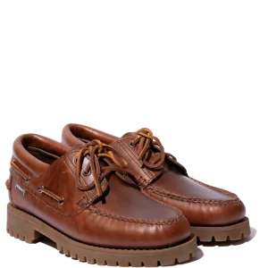Allacciata Sebago Acadia Pelle Brown Cinnamon