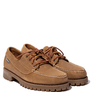 Allacciata Sebago Askook Lug Camoscio Waxed Beige Camel