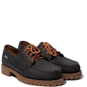 Allacciata Sebago Askook Lug Camoscio Waxed Dark Brown