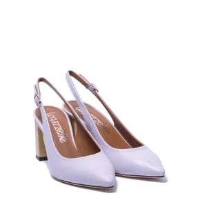 Slingback Le Gazzelle Alto Pelle Hope Glicine
