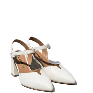 Slingback Melluso Cinturino Pelle Milk