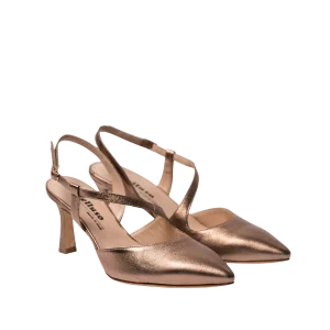 Slingback Melluso Pelle Rame