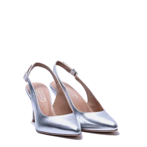 Slingback Savorè Pelle Still Argento