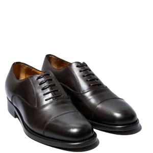 Classica Allacciata Calpierre Pelle Guanto Ebano