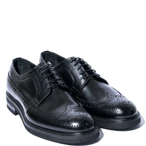 Classica Allacciata Jerold Wilton Pelle Dover Coda Di Rondine Nero