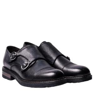 Classica Doppia Fibbia Brecos Martellata Blu