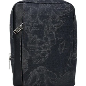 Borsello A Tracolla Reporter Con Inserti Stampa G311 Nero