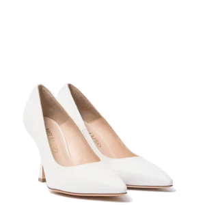 Décolleté Alto Melluso Pelle Bianco Sposa