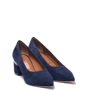 Décolleté Le Gazzelle Camoscio Abiss