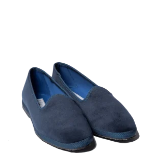 Friulana Le Giò Velluto Blu Fodera Tessuto