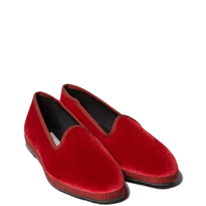 Friulana Le Giò Velluto Rosso Fodera Tessuto