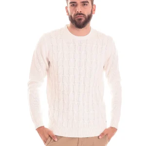 Maglione Girocollo Mk390026 Latte