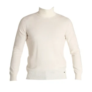 Maglione Collo Alto Mk590035 Latte