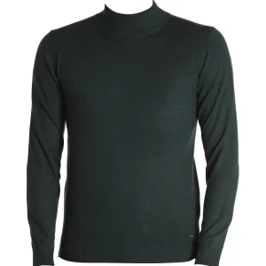 Maglione Collo Alto Mk590115 Verde Bosco