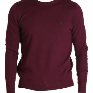 Maglione Girocollo McS-M-K-09020 Wine Red